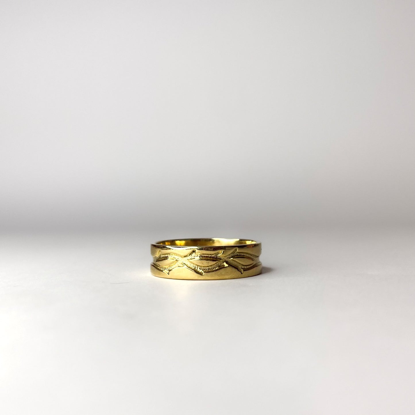 Aliança Natureza Maior Ouro 18k Kahla