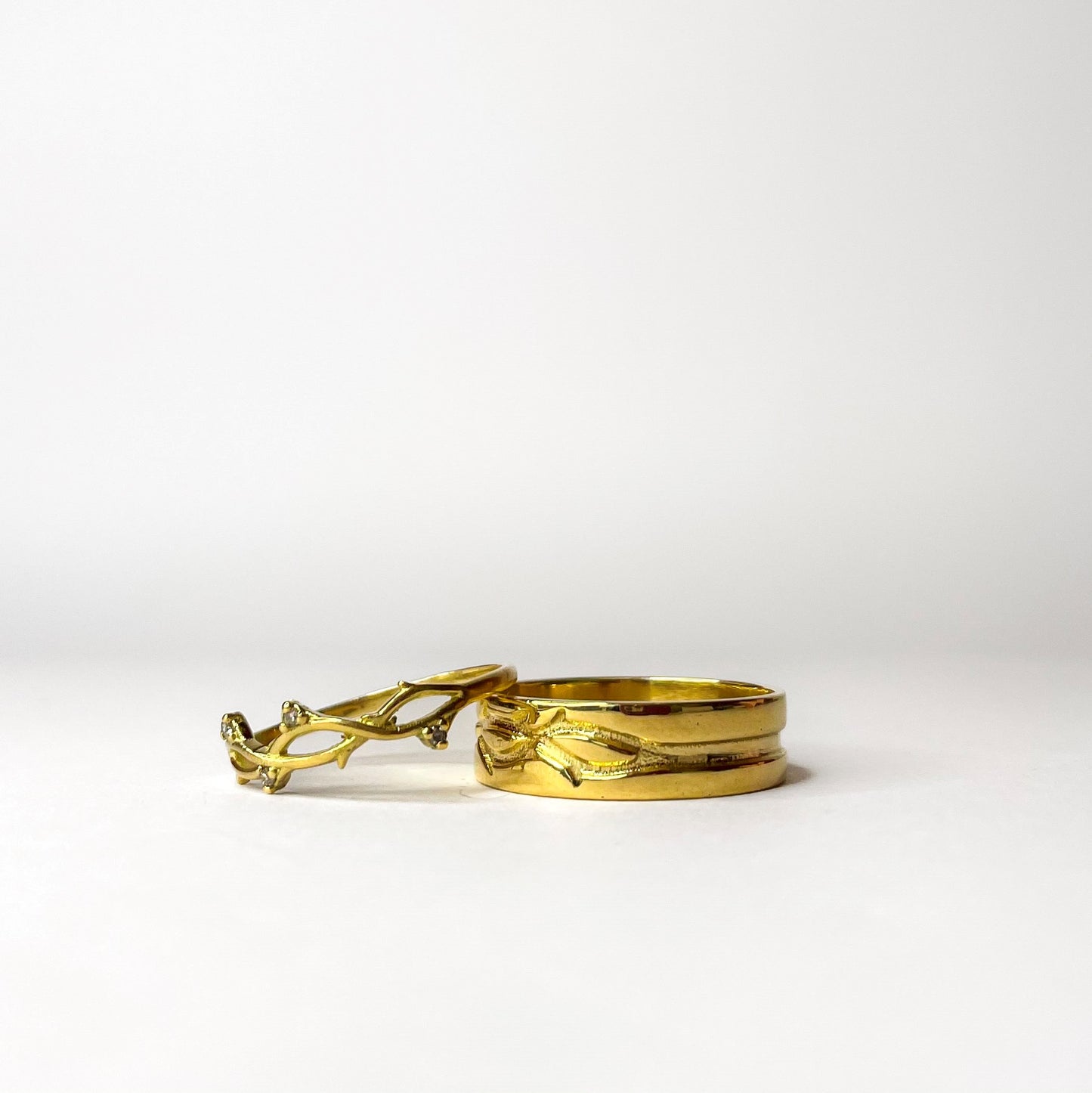 Aliança Natureza Maior Ouro 18k Kahla