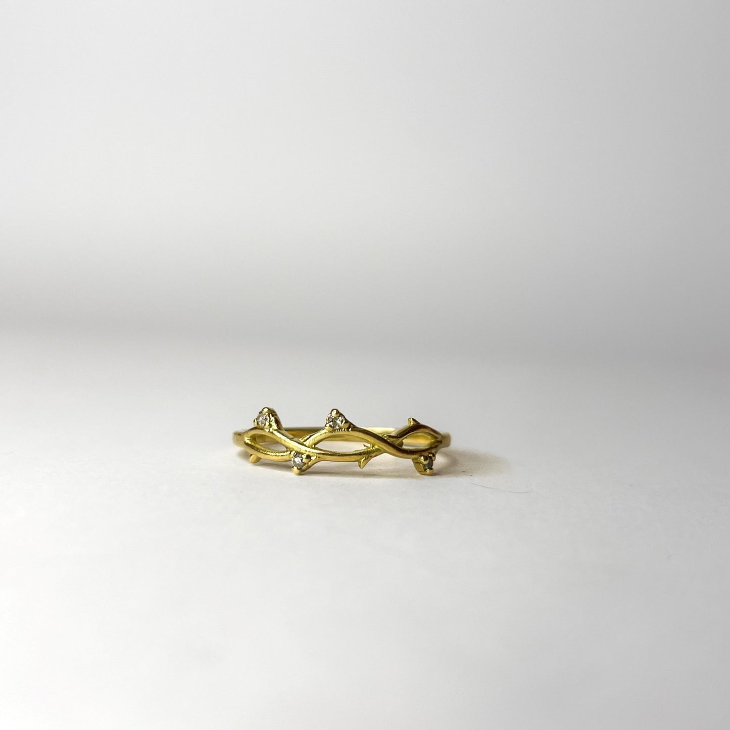 Par de Alianças Natureza Ouro 18k e Diamantes Kahla