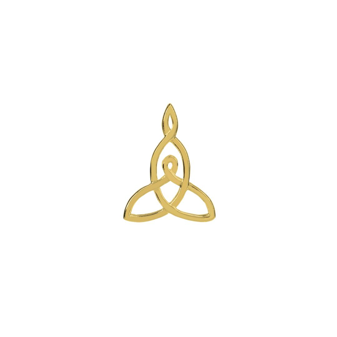 Pingente Triquetra | Prata 925 e Banho de Ouro 18k usekahla.com