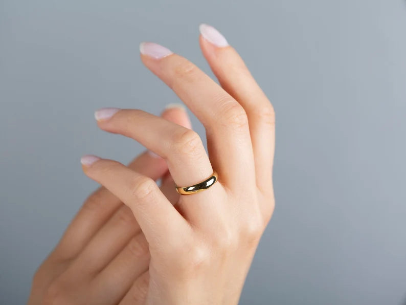 Par de Alianças Unisono 4mm Ouro 18k Kahla
