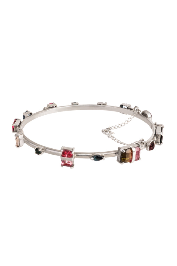 Pulseira Petrichor Turmalinas e Topázios Prata Kahla