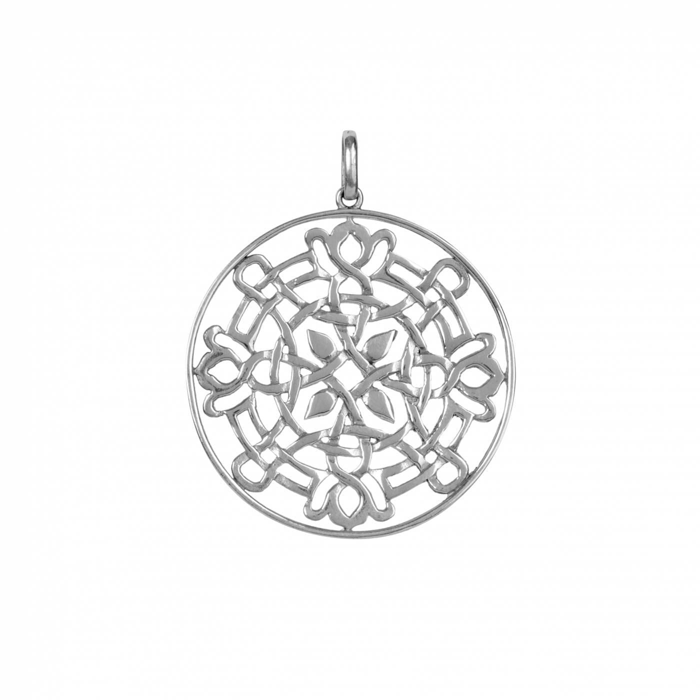 Pingente Mandala Celta | Prata 925 usekahla.com