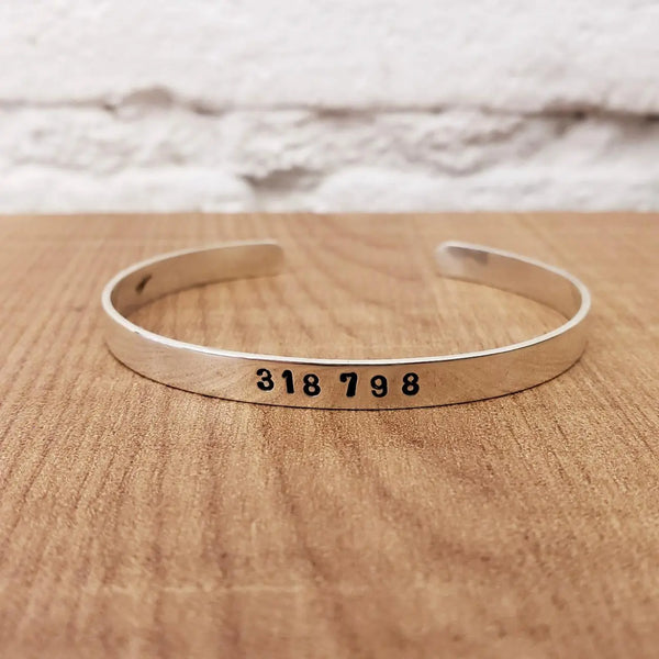 Pulseira Sequência de Grabovoi 318 798 Abundância Financeira  Prata usekahla.com