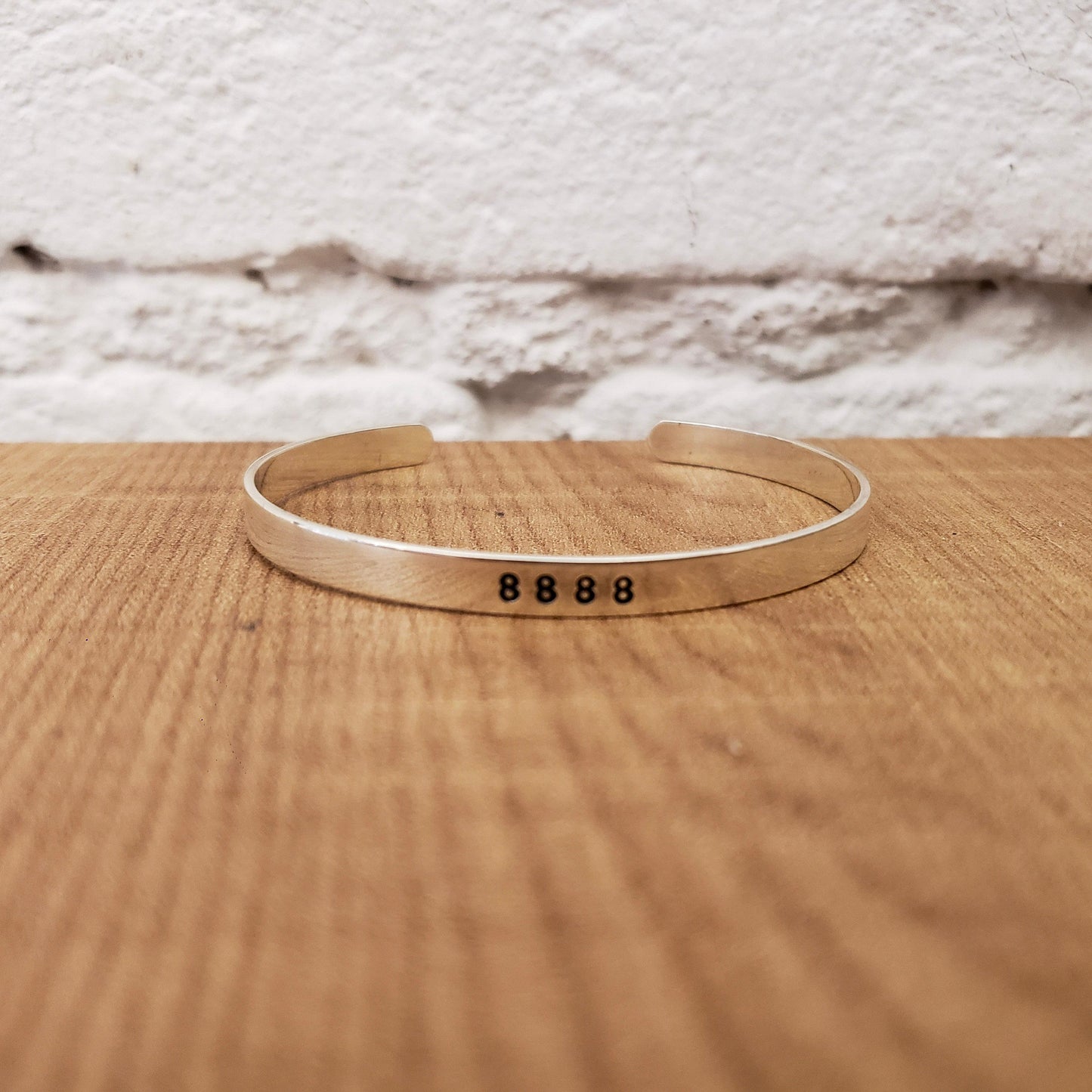 Pulseira Sequências de Grabovoi com Sequência Personalizada Prata usekahla.com