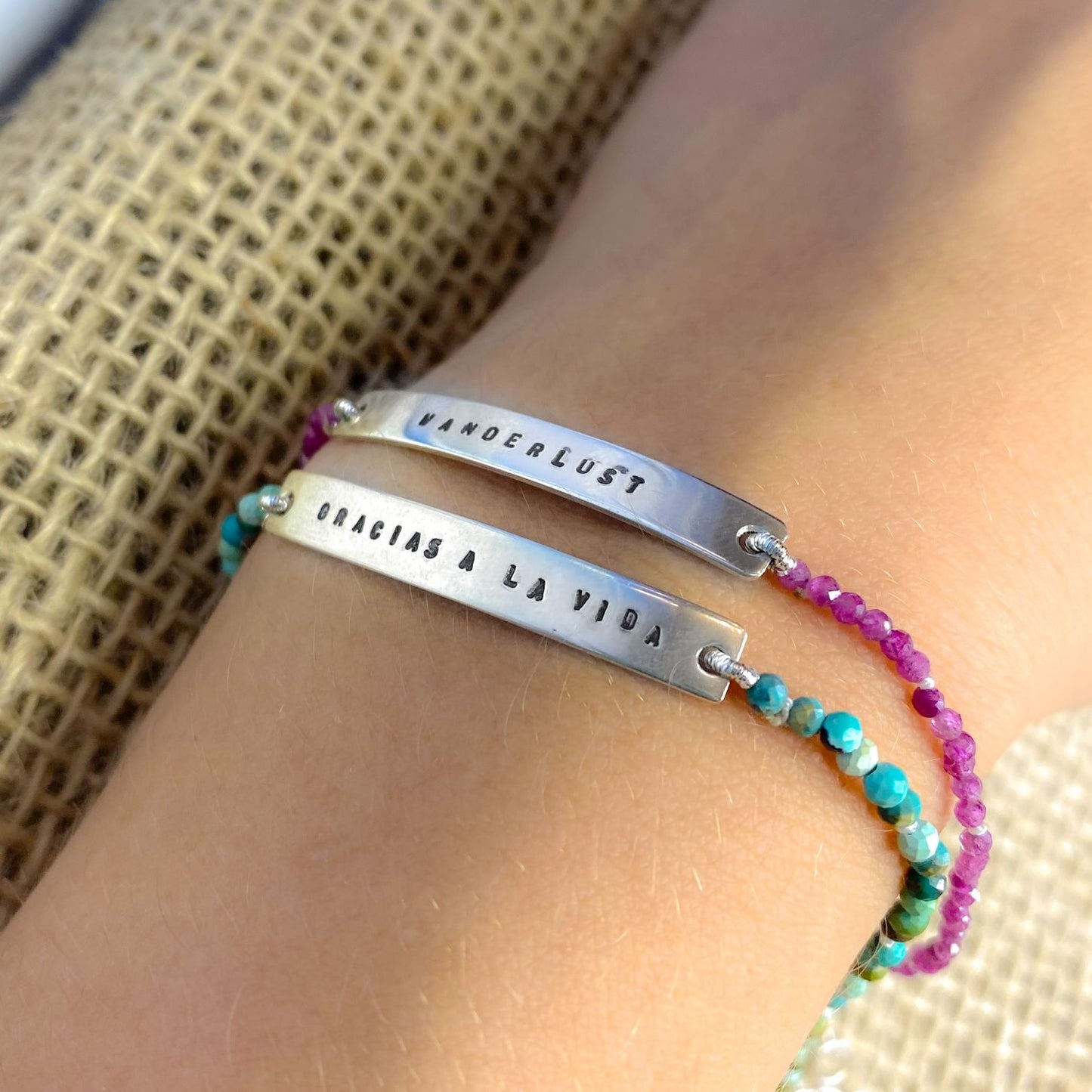 Pulseira Wanderlust | Rubi e Prata 925 usekahla.com