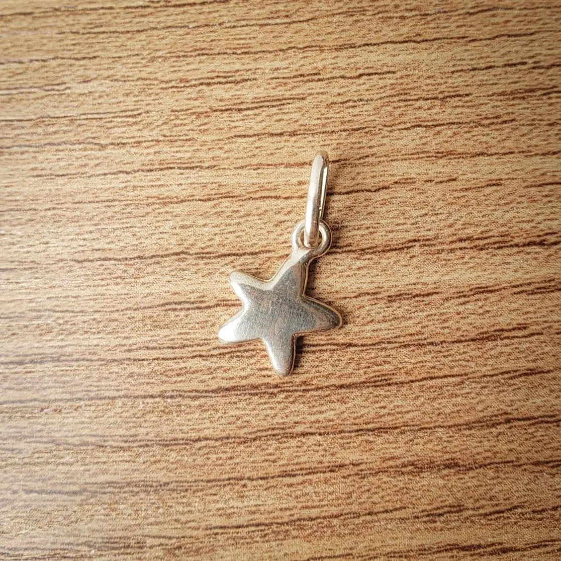 Pingente Estrelinha do Mar Prata usekahla.com