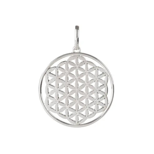 Pingente Flor da Vida Prata usekahla.com