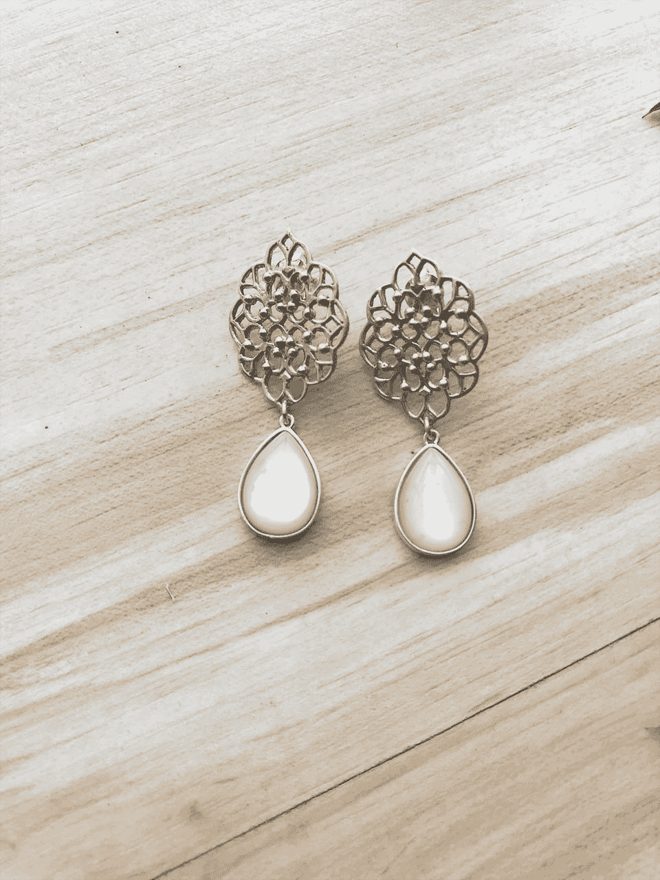 Brinco Marrakech Mini | Madrepérola e Prata 925 usekahla.com