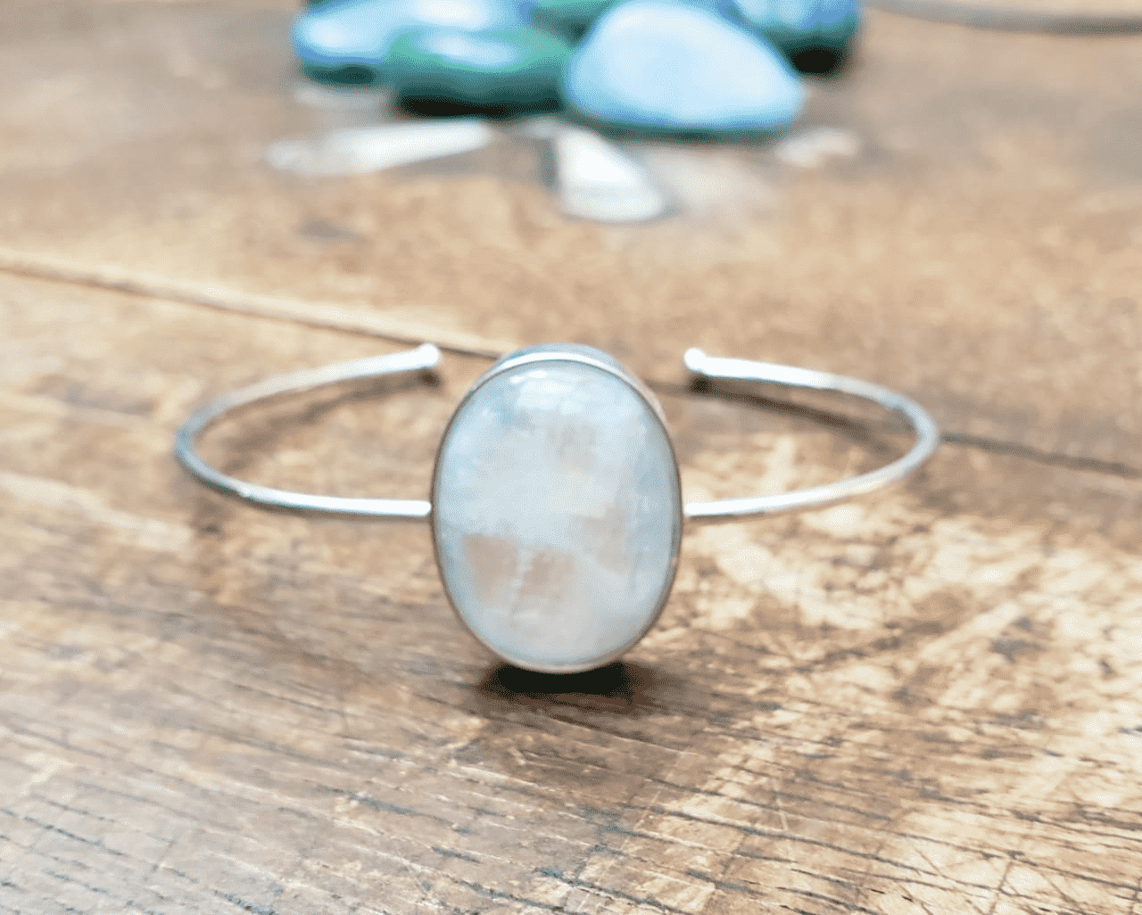 Pulseira Luna | Pedra da Lua e Prata 925 usekahla.com