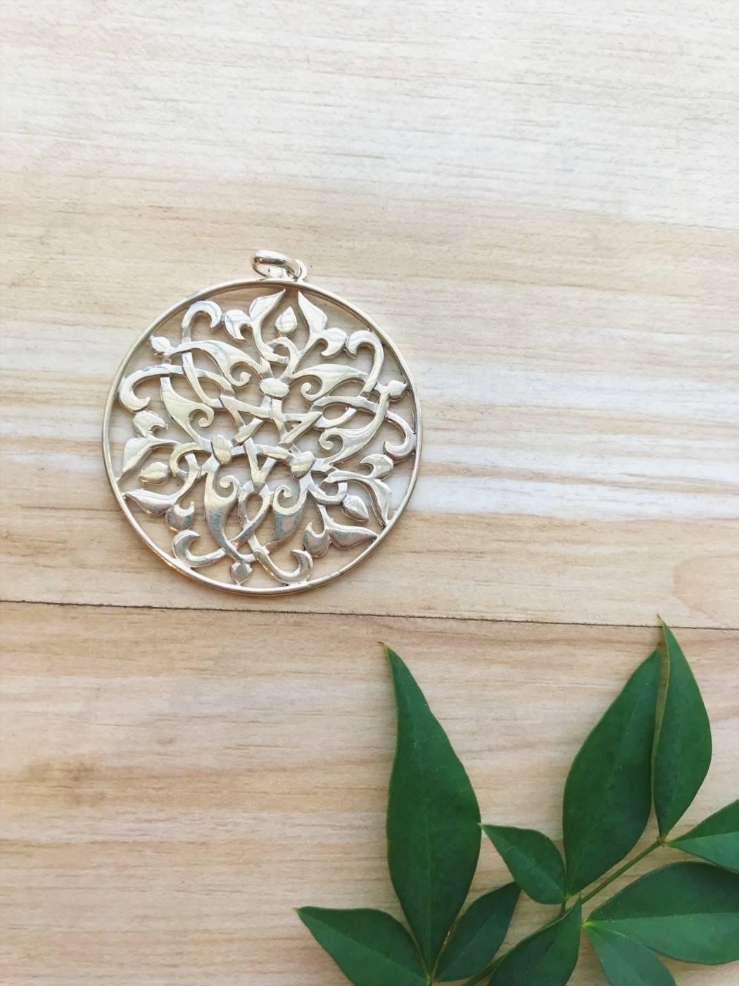 Pingente Mandala Persa | Prata 925 usekahla.com