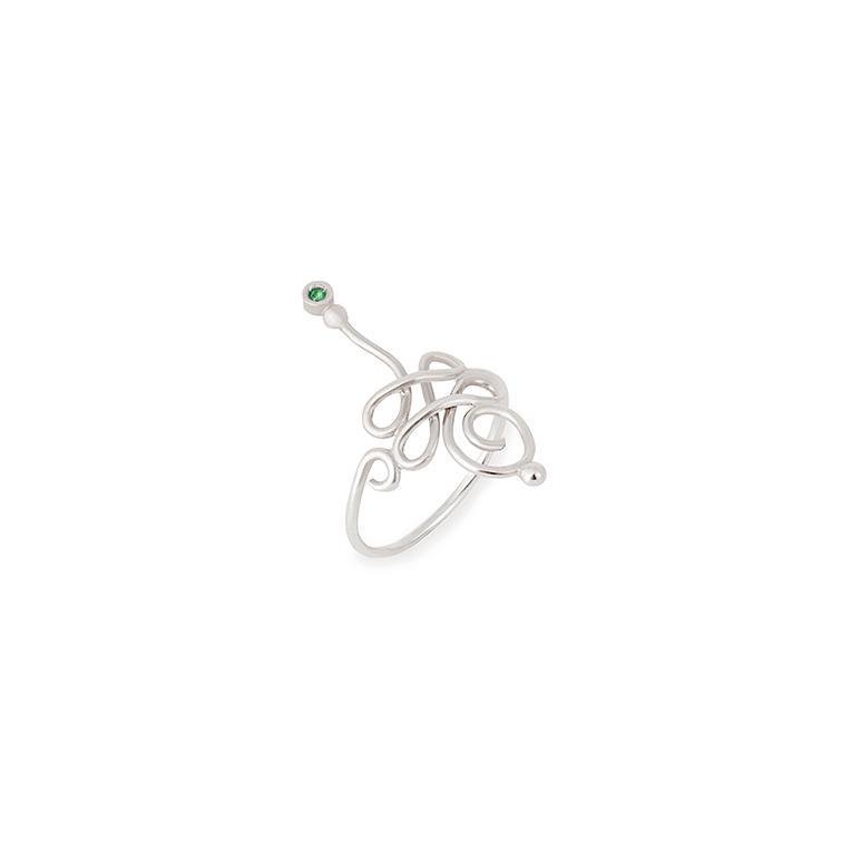 Anel Unalome Shamballa Prata usekahla.com