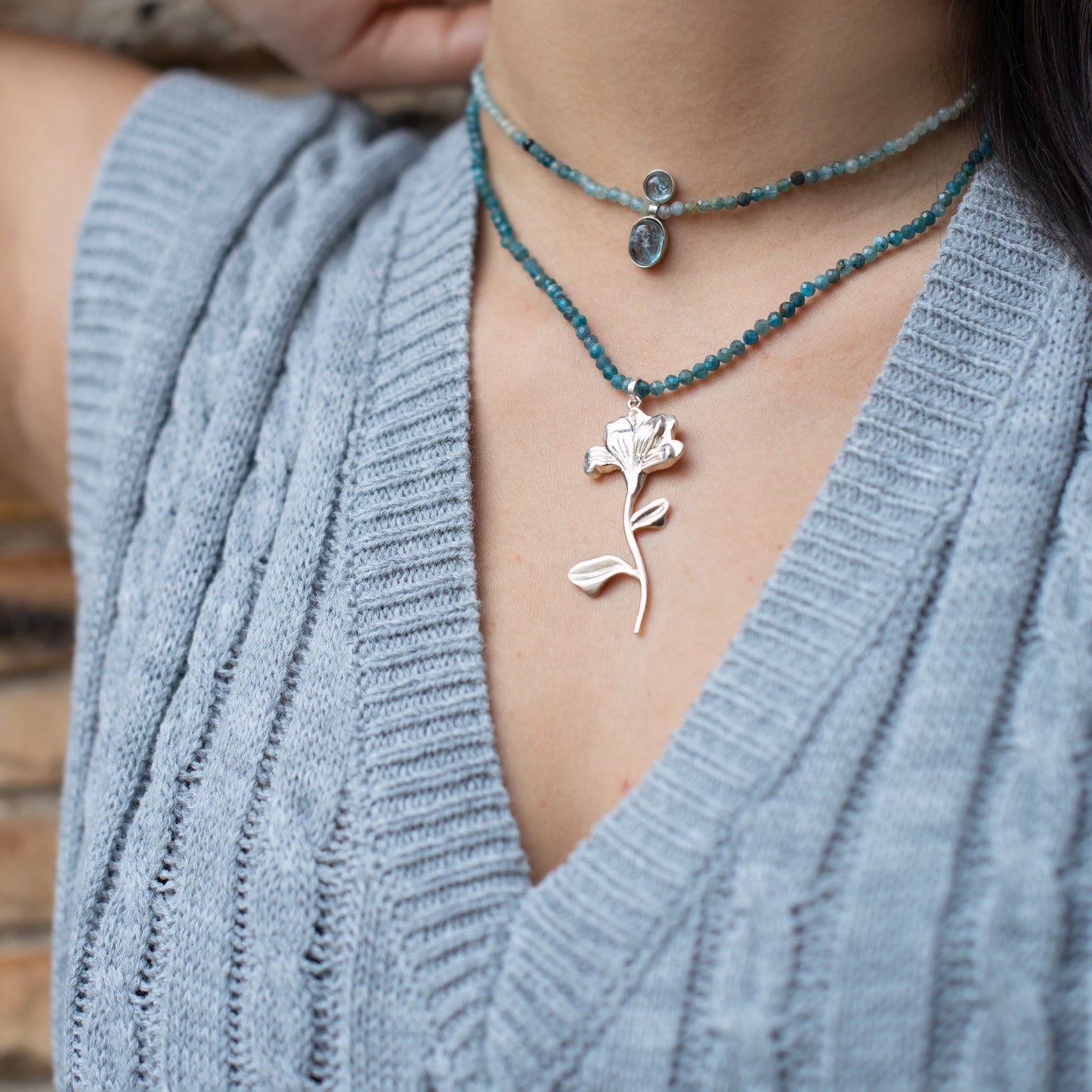 Pingente Magnolia Flower | Prata usekahla.com