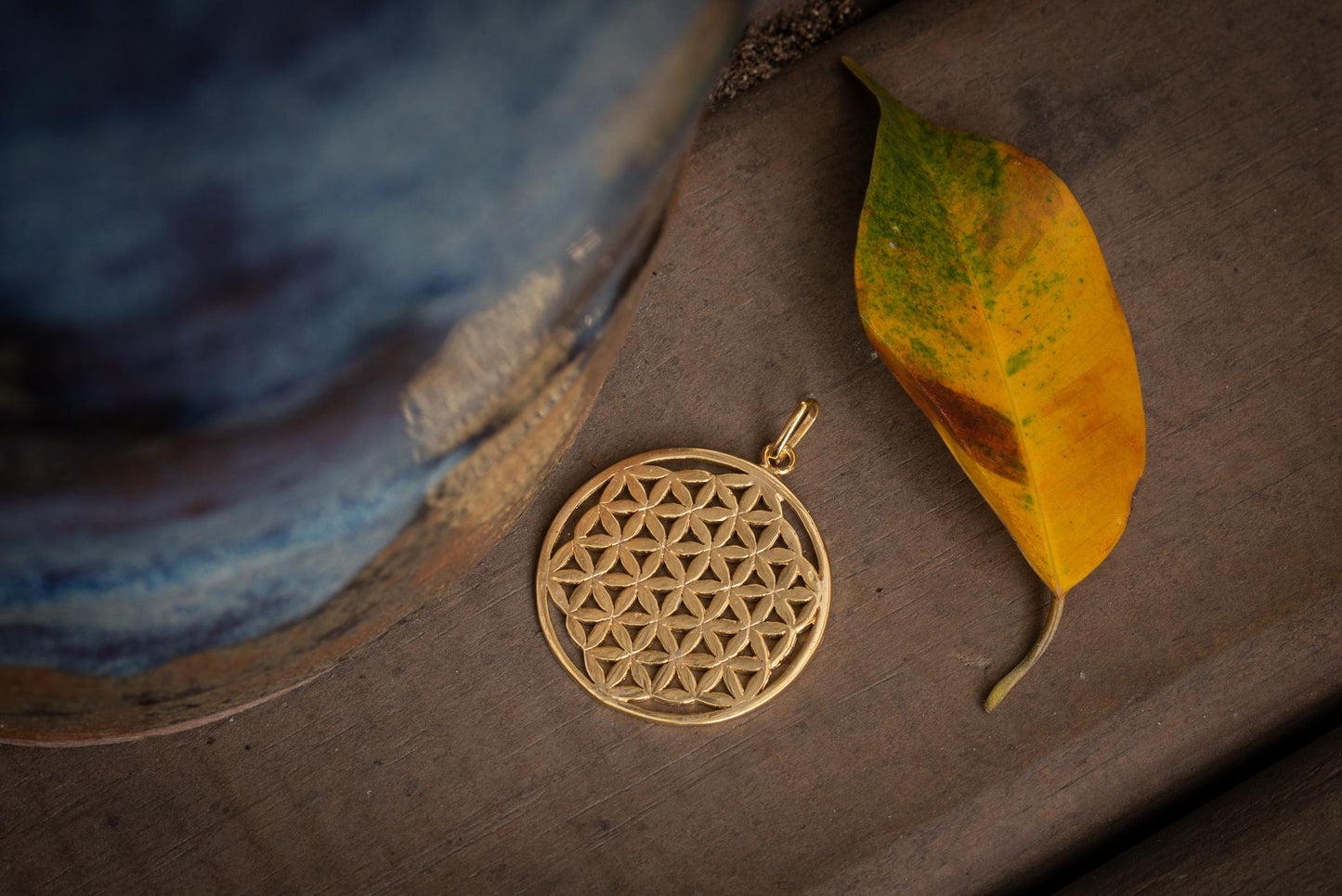 Pingente - Flor da Vida | Prata 925 e Banho de Ouro 18k usekahla.com