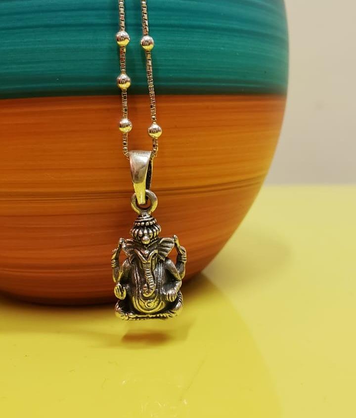 Pingente Ganesh Prata usekahla.com