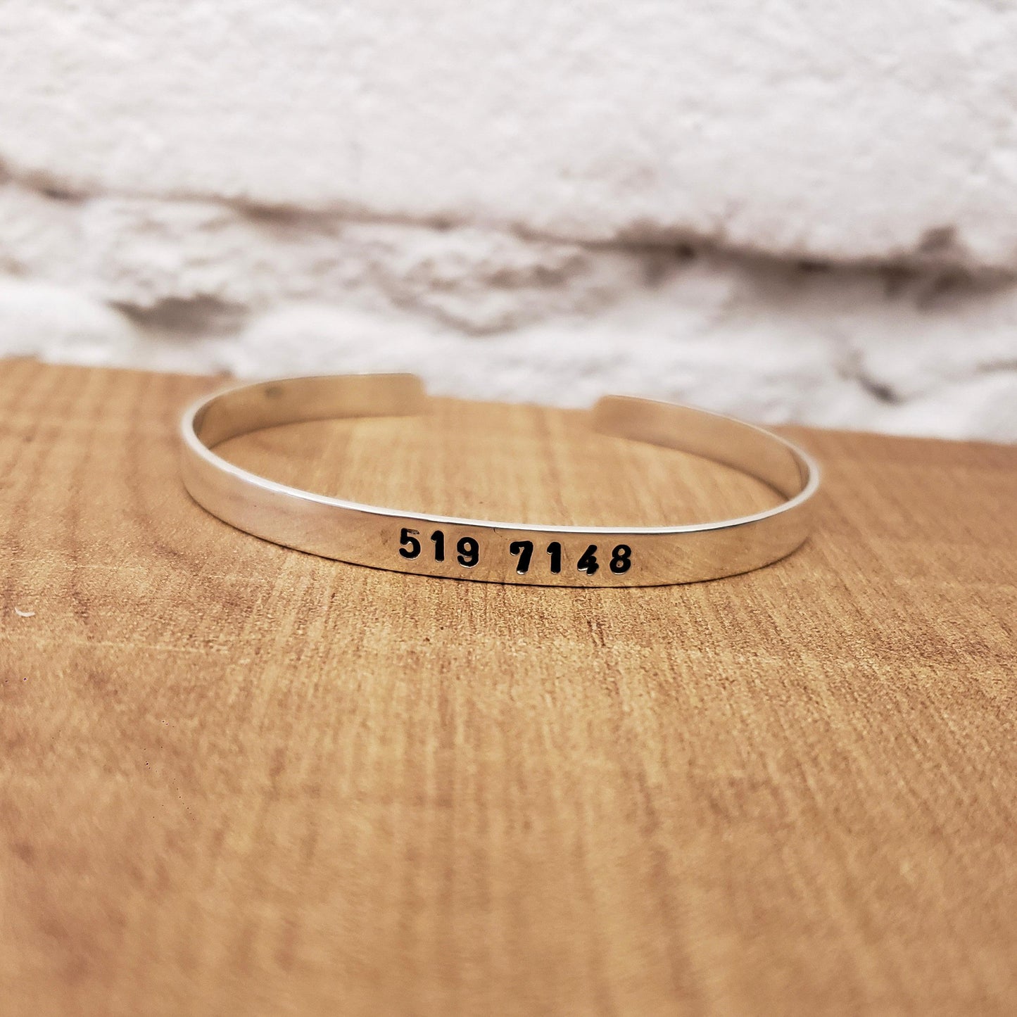 Pulseira Sequências de Grabovoi com Sequência Personalizada Prata usekahla.com