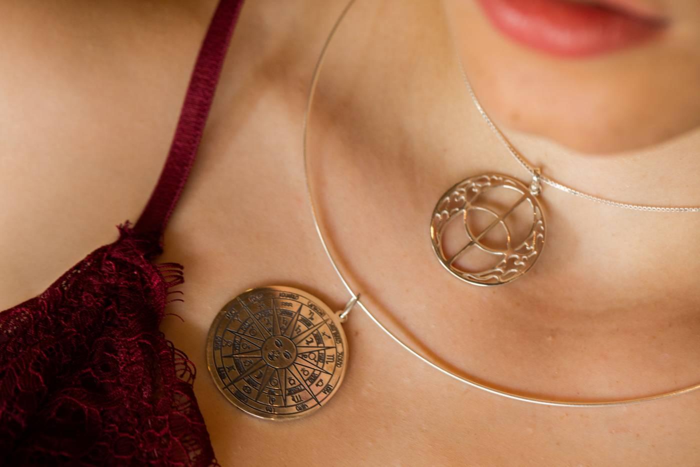 Pingente Vesica Piscis Prata usekahla.com