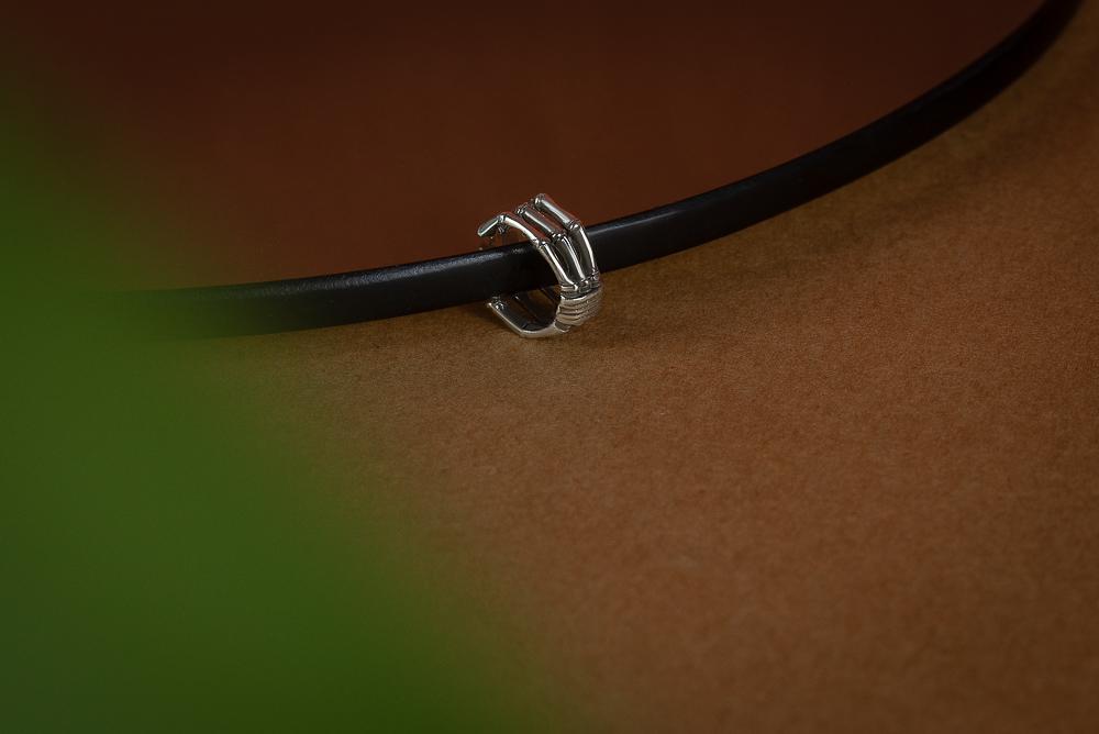 Piercing de Encaixe Bambu Prata usekahla.com