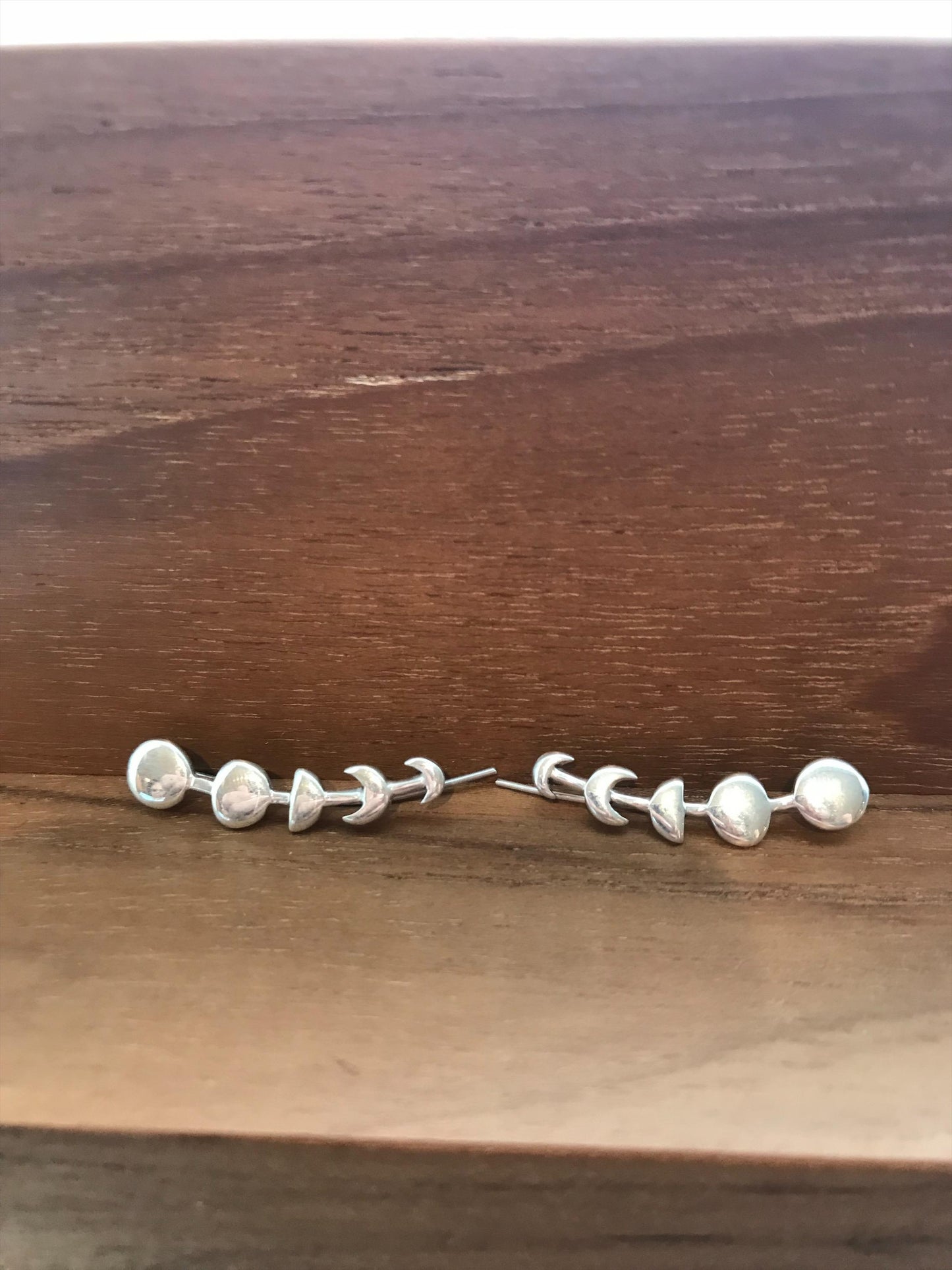 Ear Cuff Fases da Lua Prata usekahla.com