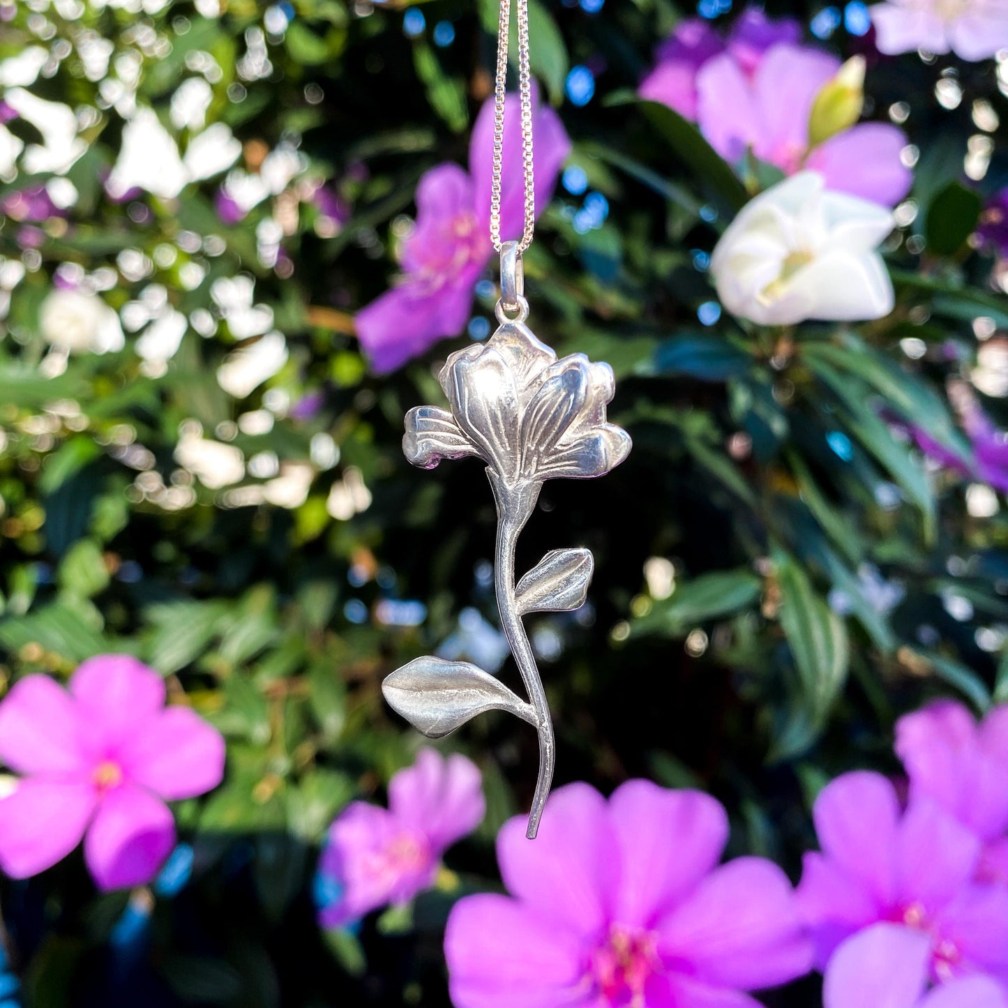 Pingente Magnolia Flower | Prata usekahla.com