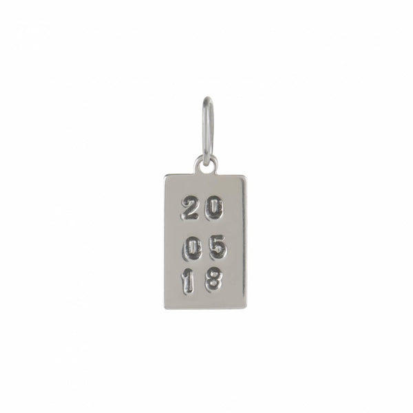 Pingente Liebe Personalizável Data - Prata 925 usekahla.com