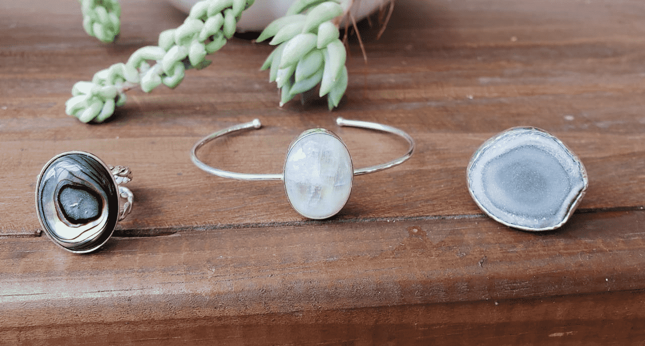 Pulseira Luna | Pedra da Lua e Prata 925 usekahla.com