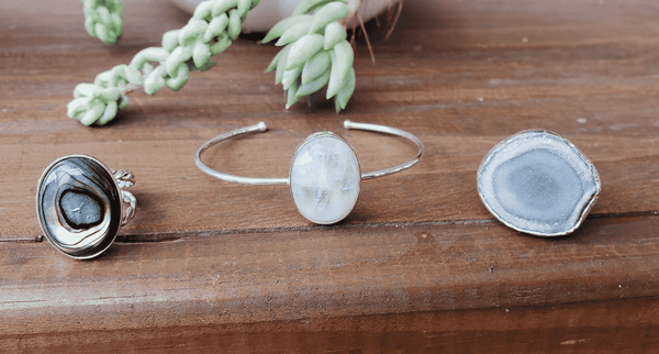 Pulseira Luna | Pedra da Lua e Prata 925 usekahla.com