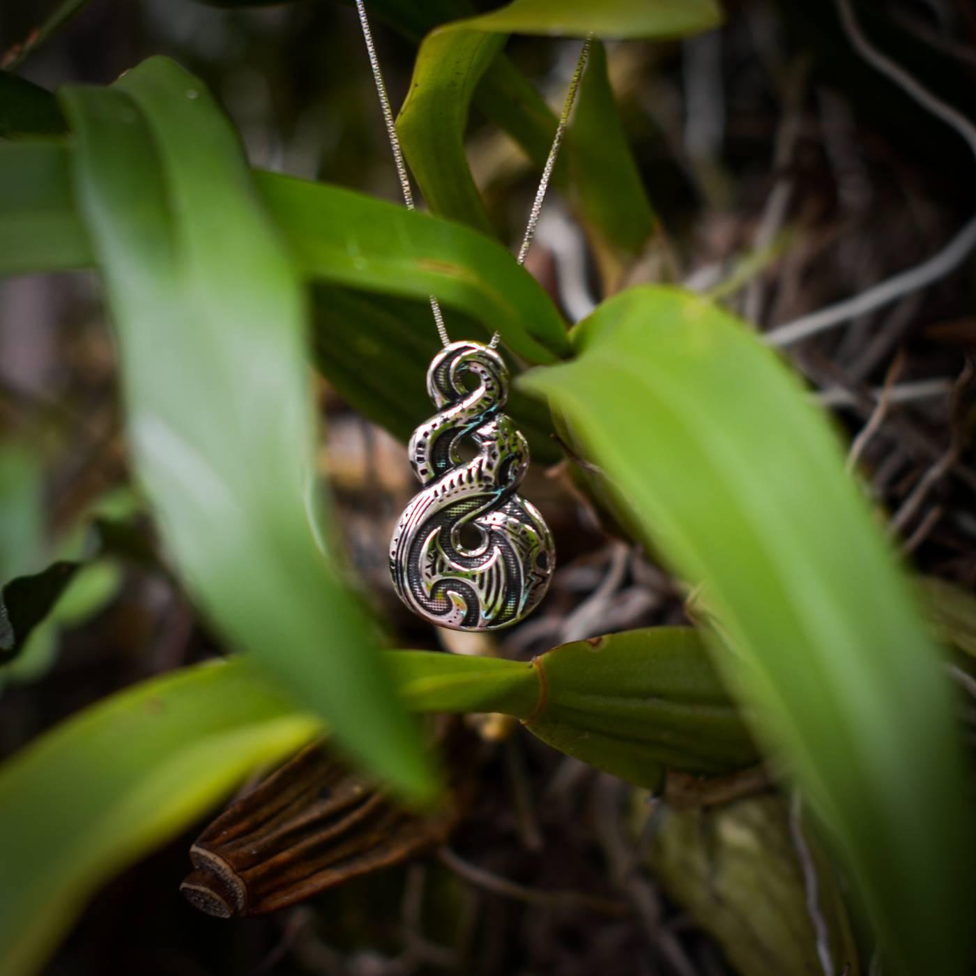 Pingente Pikorua Maori | Prata 925 usekahla.com