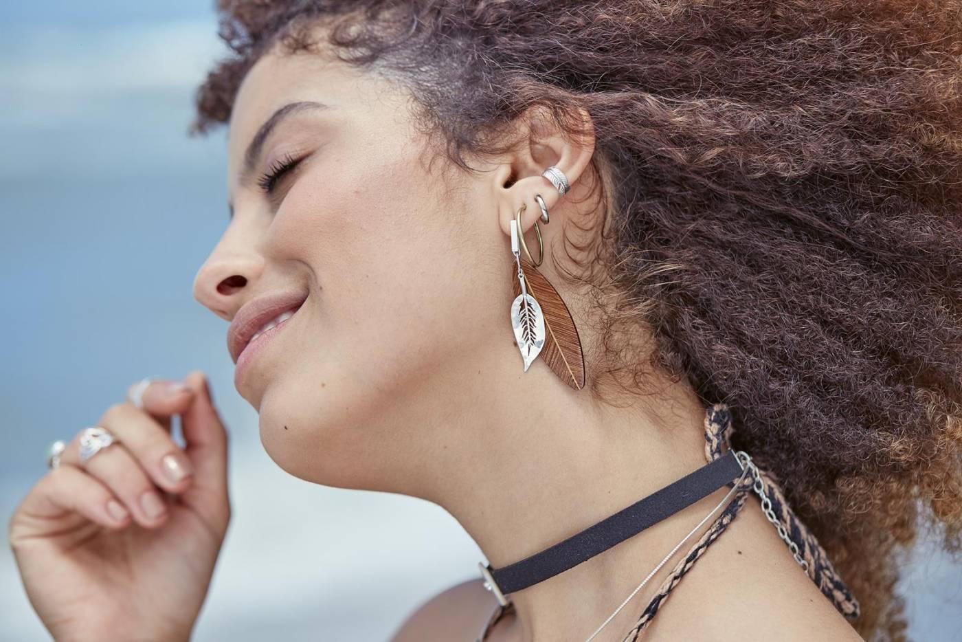 Piercing de Encaixe Pena | Prata usekahla.com