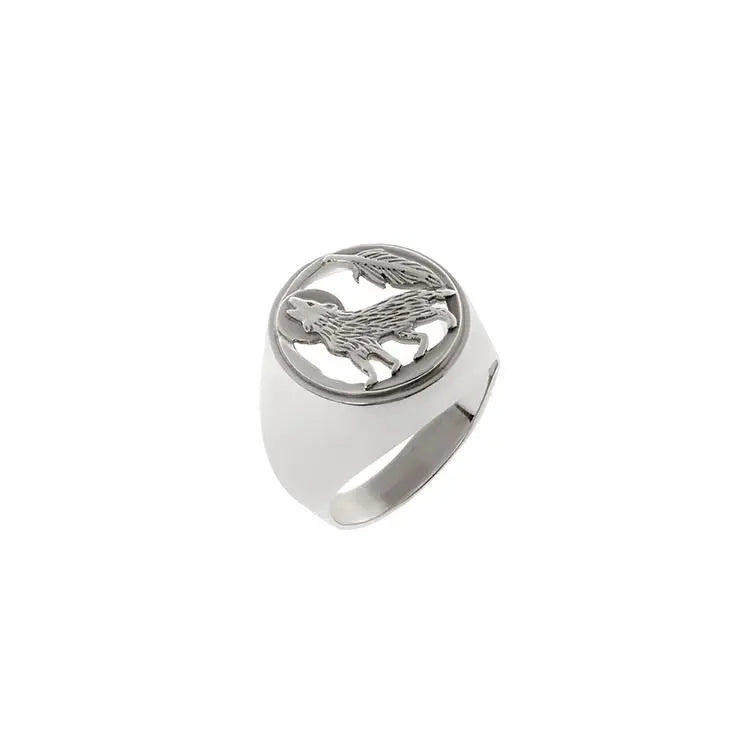 Anel Sinete Xamã | Prata 925 usekahla.com