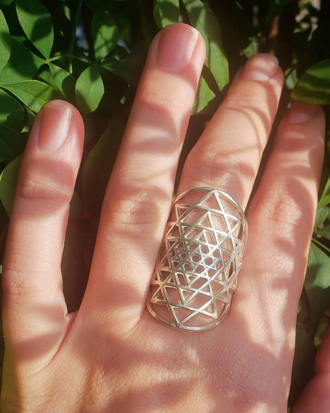 Anel Sri Yantra | Prata 925 usekahla.com