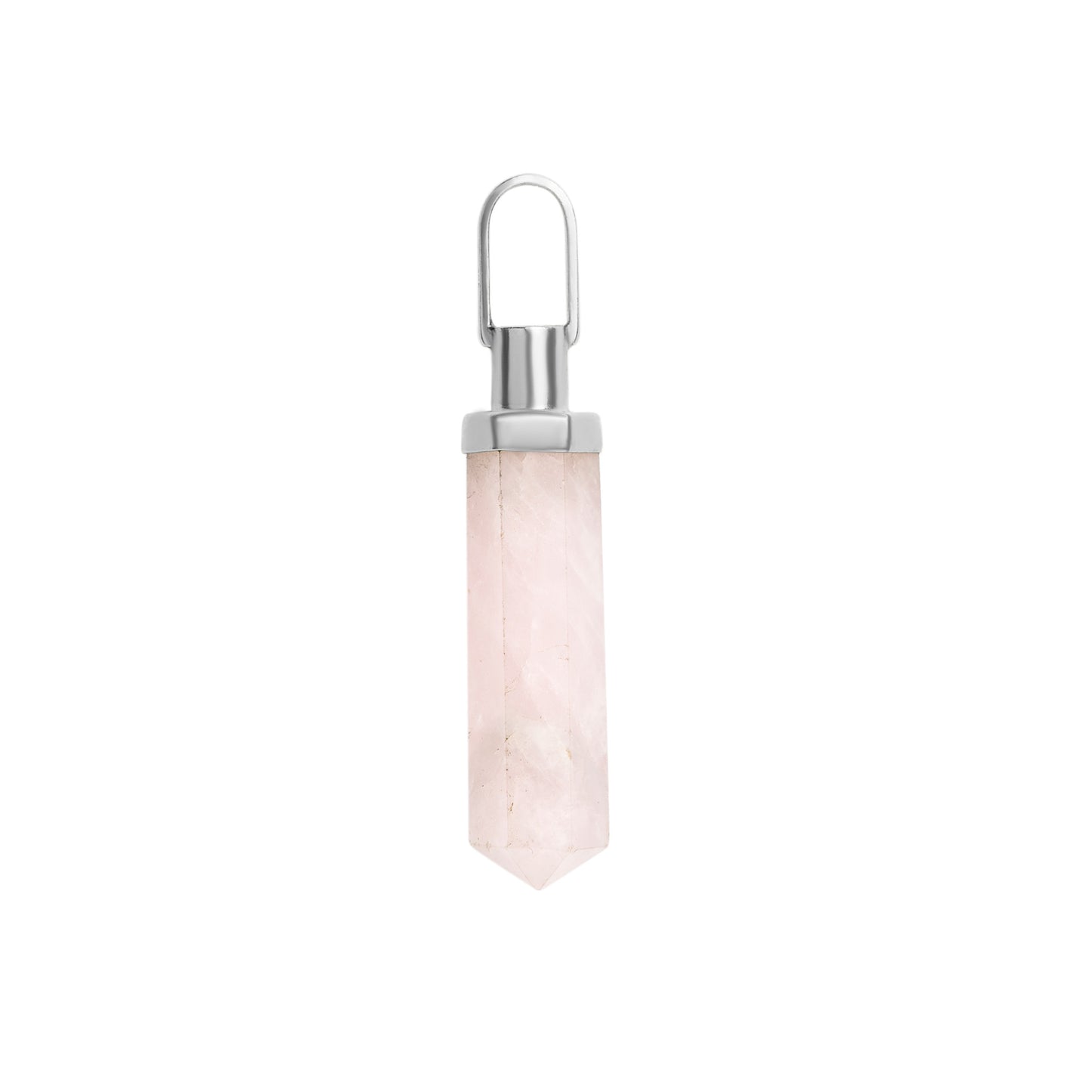 Pingente Difusor Quartzo Rosa e Prata usekahla.com