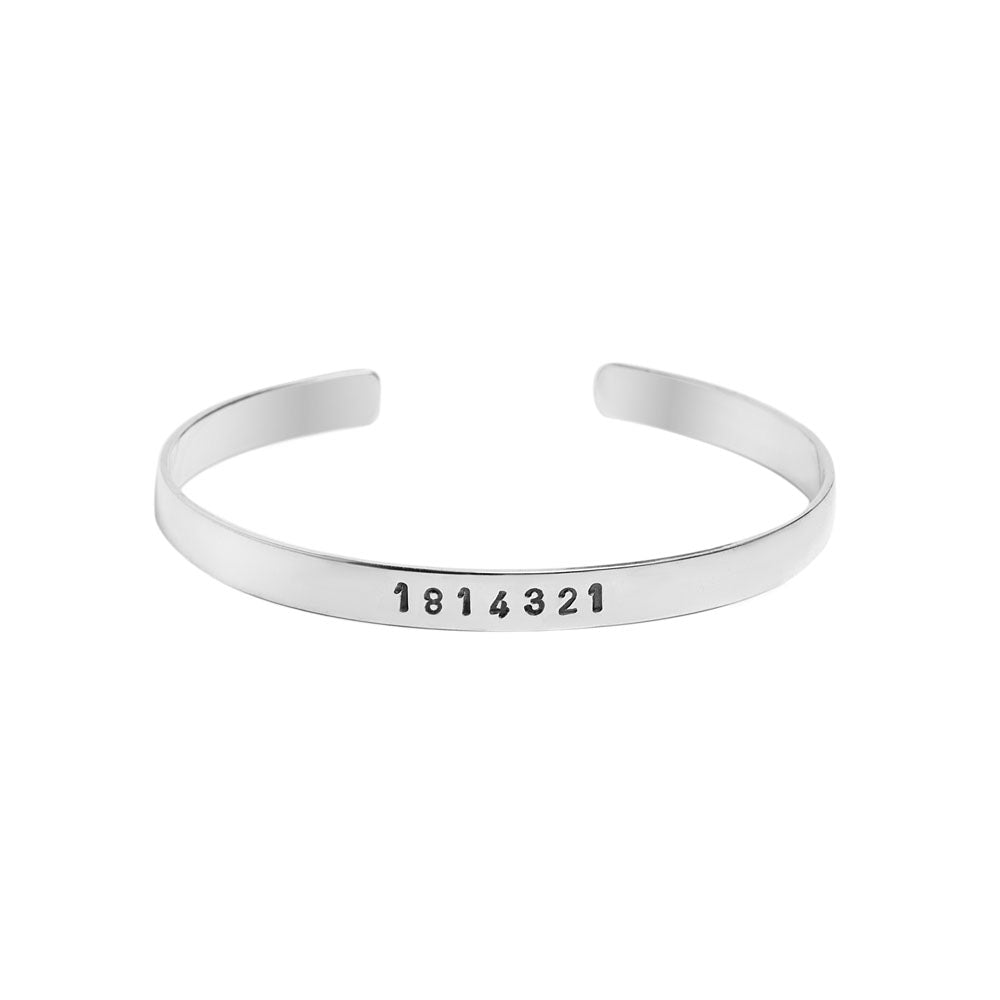 Pulseira Sequência de Grabovoi 1814321Saúde Perfeita Prata usekahla.com