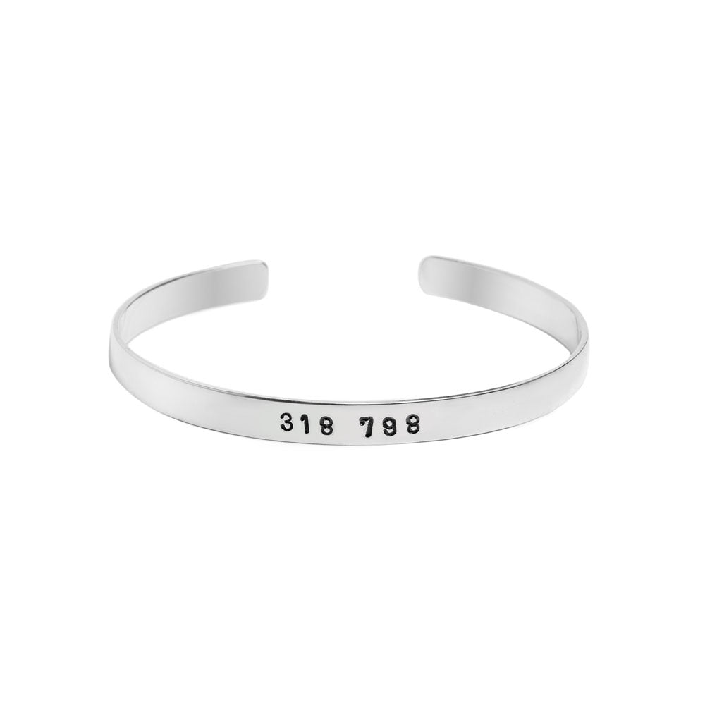 Pulseira Sequência de Grabovoi 318 798 Abundância Financeira Prata usekahla.com