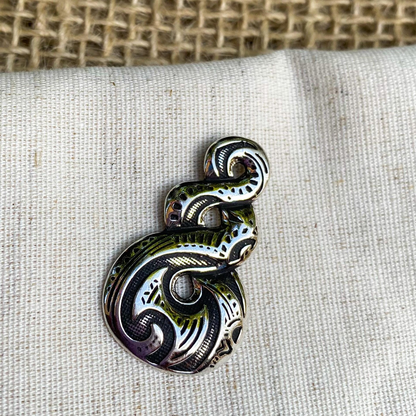 Pingente Pikorua Maori | Prata 925 usekahla.com