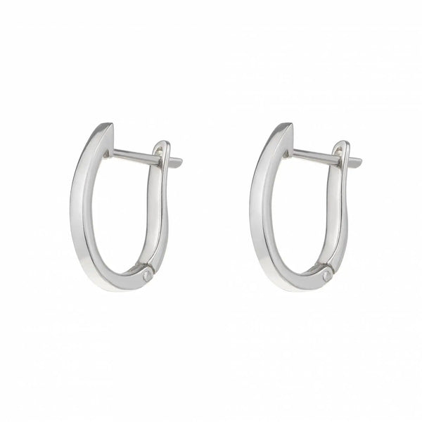 Brinco Delicat Argola Oval Prata usekahla.com