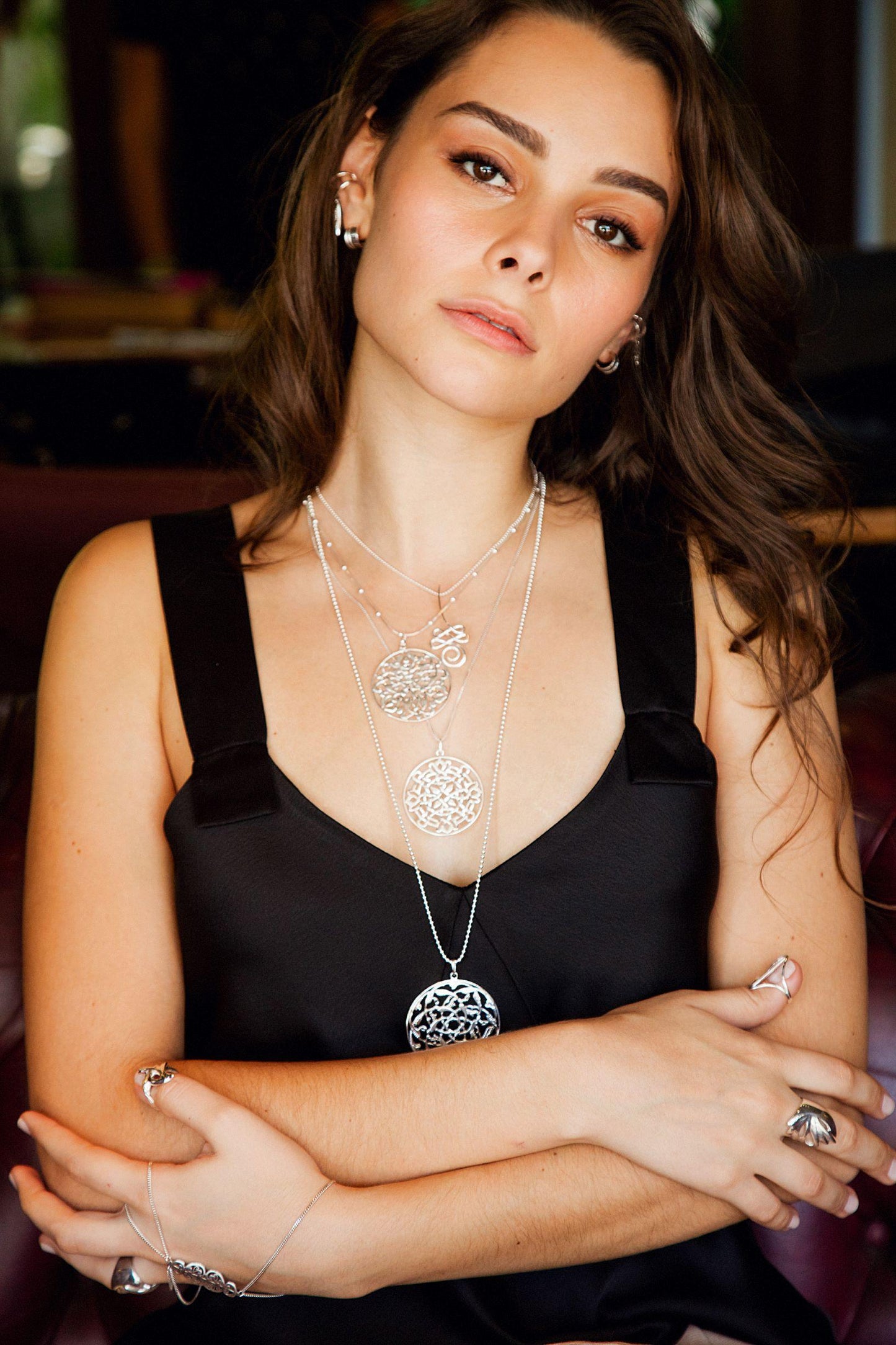 Pingente Mandala Vitoriana | Prata 925 usekahla.com
