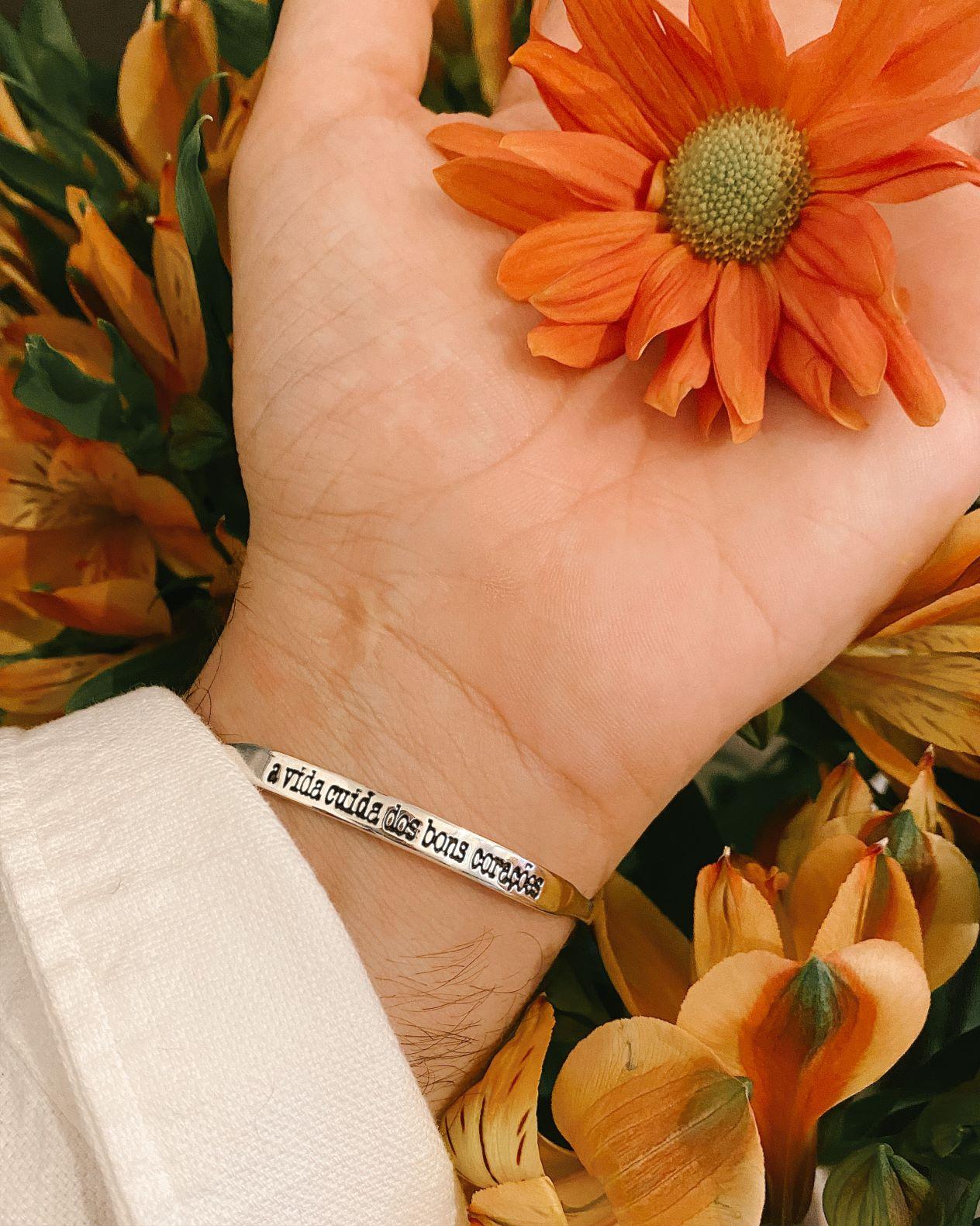 Pulseira Bons Corações | Prata 925 usekahla.com