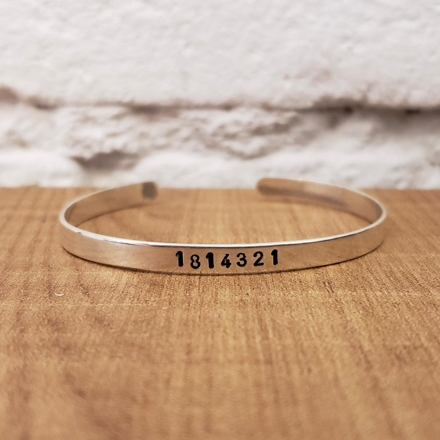 Pulseira Sequências de Grabovoi com Sequência Personalizada Prata usekahla.com