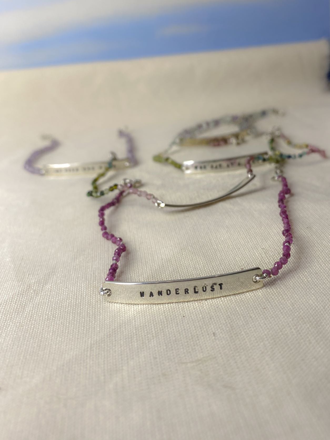 Pulseira Wanderlust | Rubi e Prata 925 usekahla.com