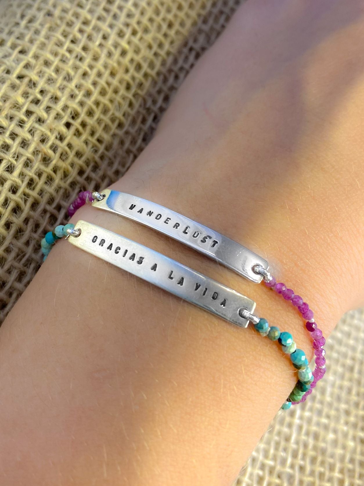 Pulseira Wanderlust | Rubi e Prata 925 usekahla.com