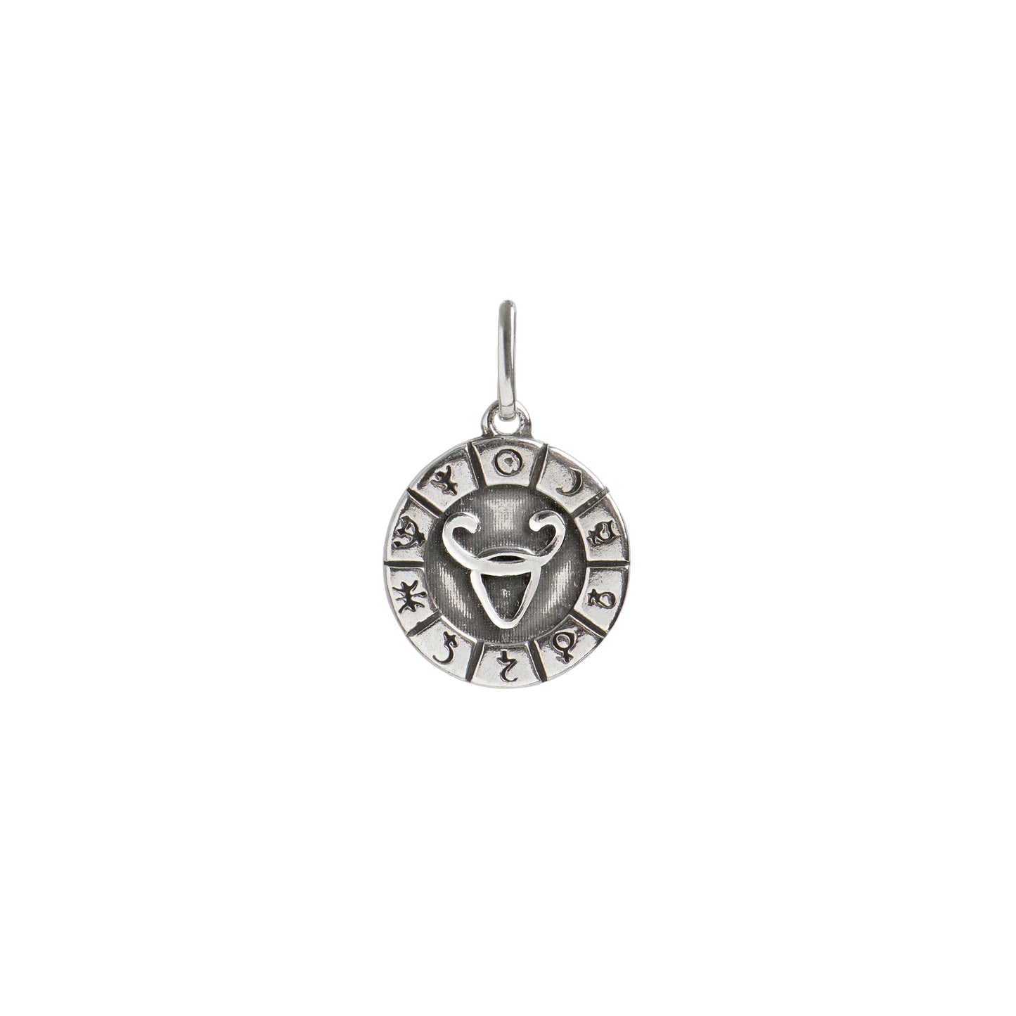 Pingente Medalha Signos e Planetas - Touro | Prata 925 usekahla.com