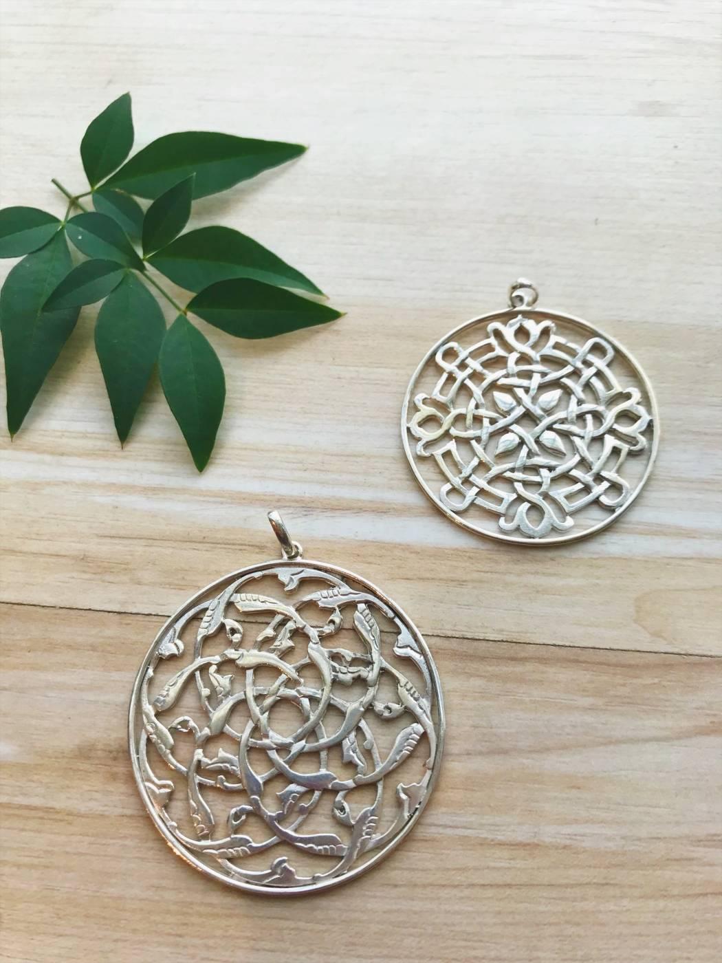 Pingente Mandala Celta | Prata 925 usekahla.com