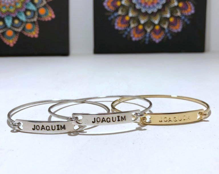 Pulseira Liebe Personalizável Prata usekahla.com