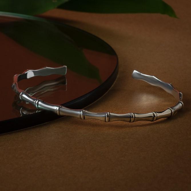 Pulseira Bambu | Prata 925 usekahla.com