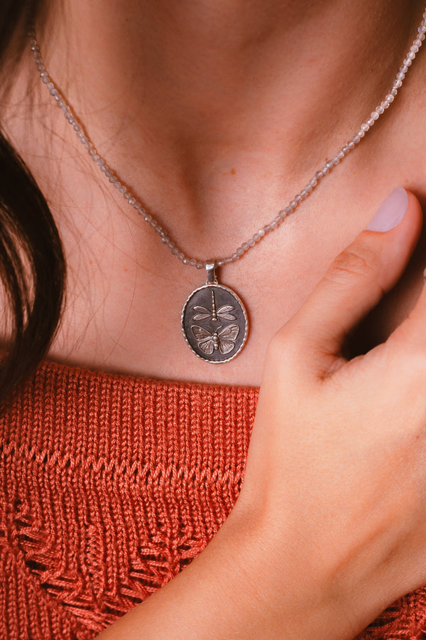 Pingente Medalha Lalibella Prata 925 Kahla