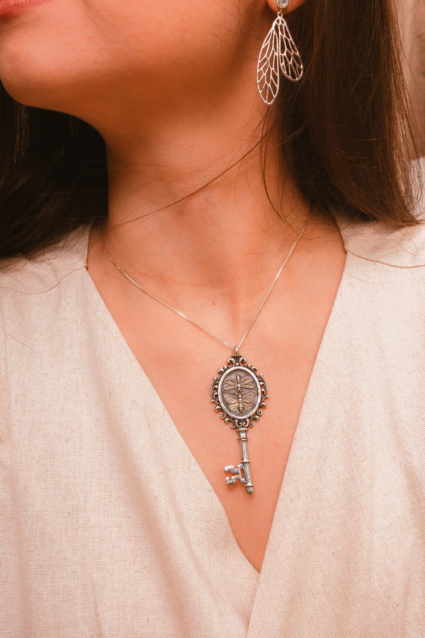 Pingente Chave Libella Maior Prata Kahla