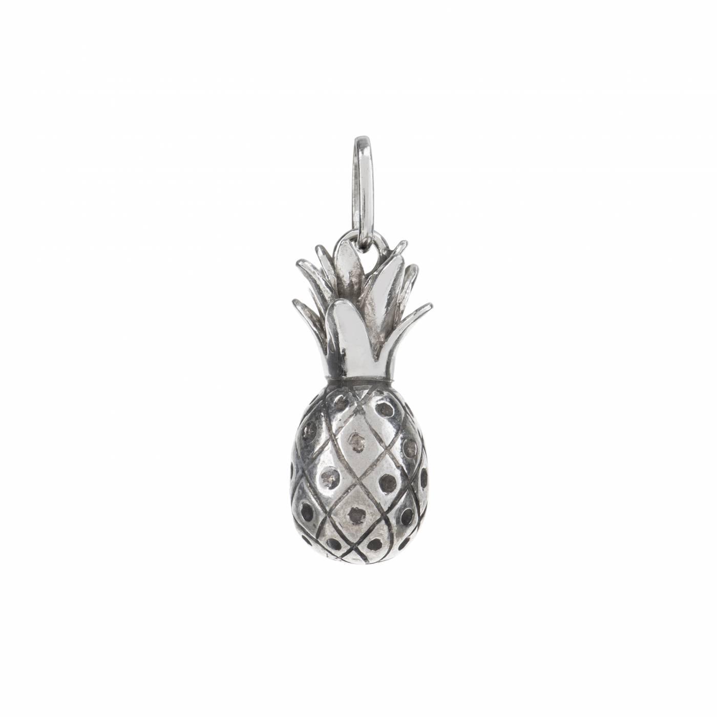 Pingente Abacaxi |  Prata 925 usekahla.com
