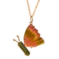 Pingente Borboleta | Turmalinas e Ouro18k usekahla.com