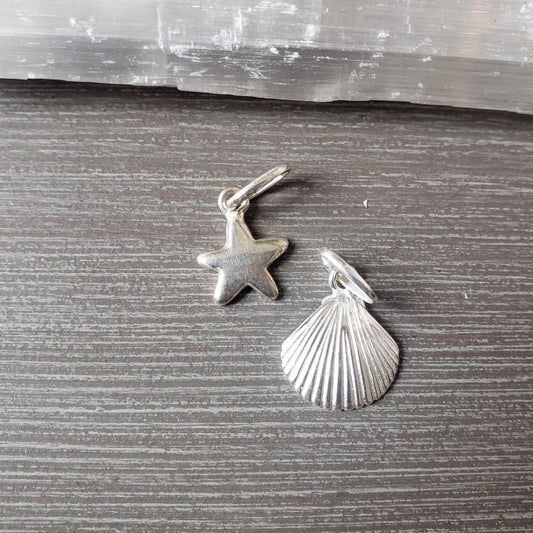 Pingente Estrelinha do Mar Prata usekahla.com